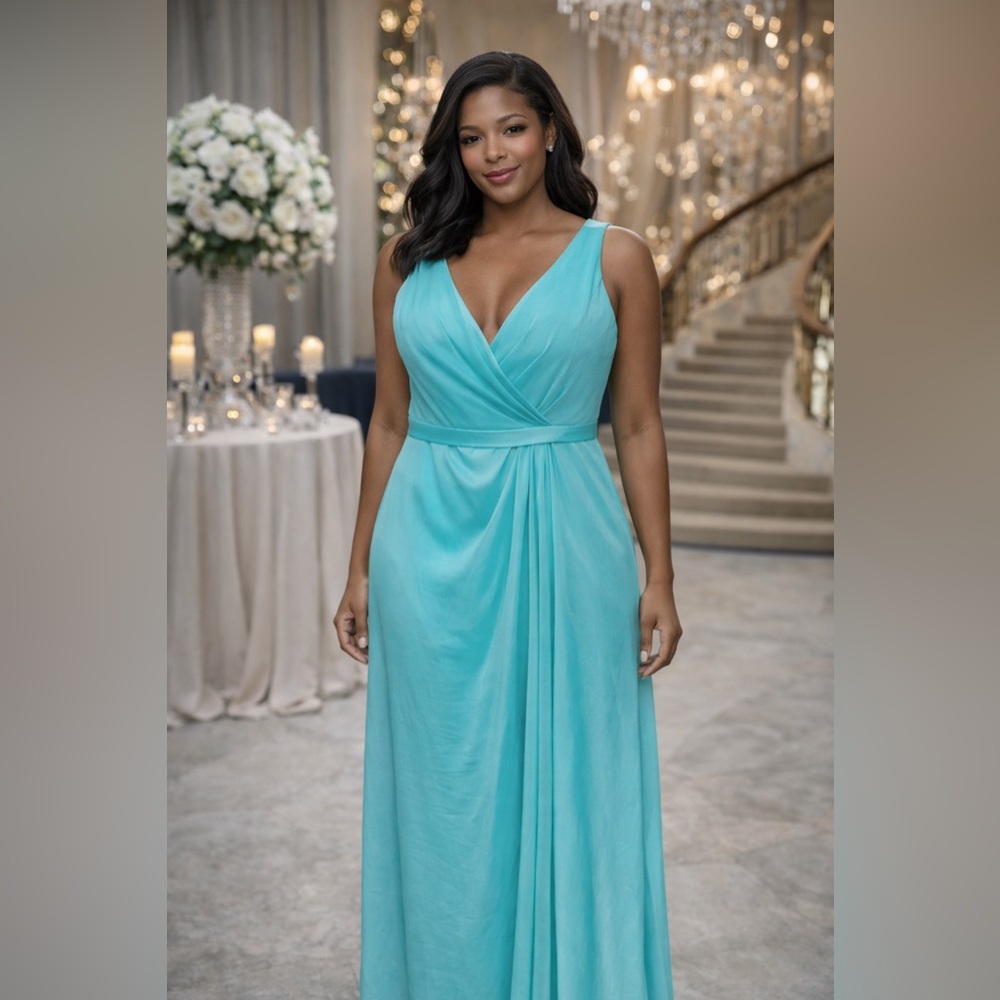 Size 20 NWT ocean blue formal dress or length